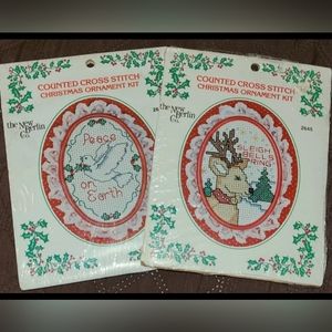 2 New Berlin Cross Stitch Christmas Kits